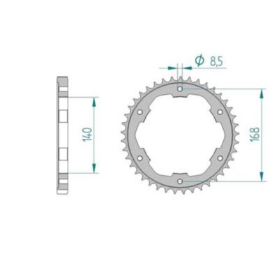 Couronne BMW 525/41D