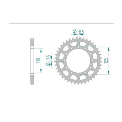 Couronne Cagiva 520/41D