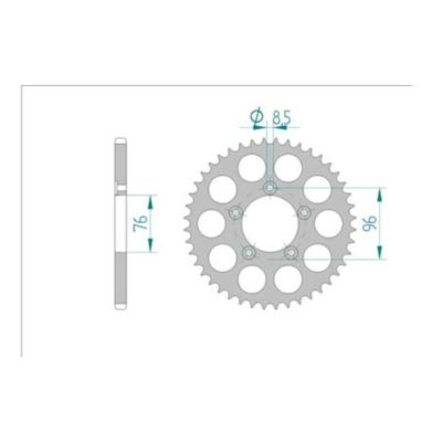 Couronne Cagiva 520/43D