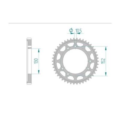Couronne Cagiva 530/48D