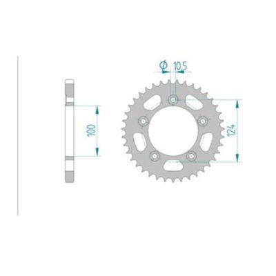 Couronne Ducati 525/38D
