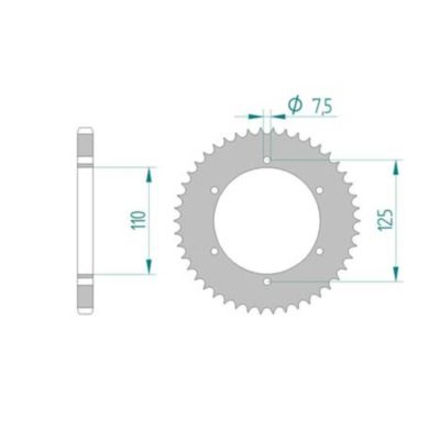 Couronne Gilera 428/50D
