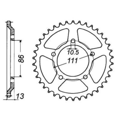 Couronne Gilera 520/43D