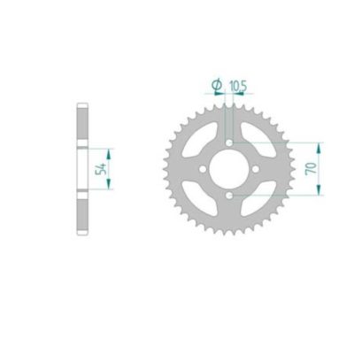 Couronne Honda 428/42D