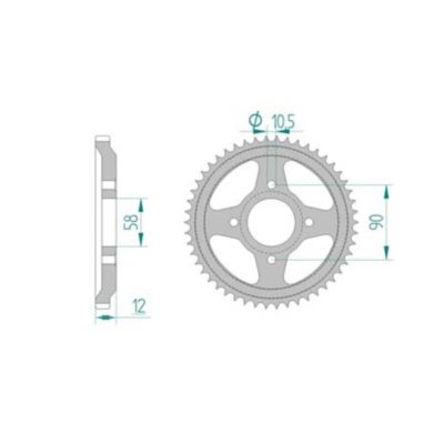 Couronne Honda 428/50D