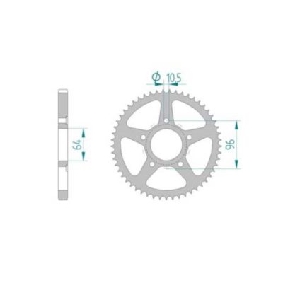 Couronne Honda 428/53D