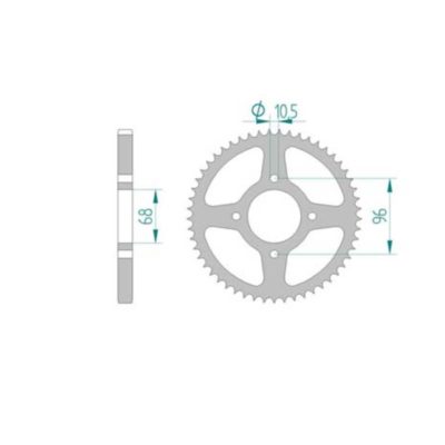 Couronne Honda 428/53D