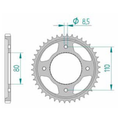 Couronne Honda 428/42D