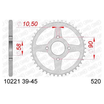 Couronne Honda 520/35D