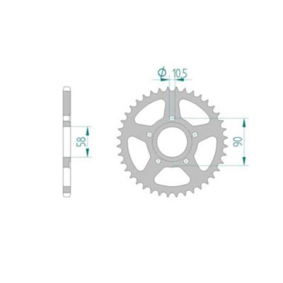 Couronne Honda 520/40D