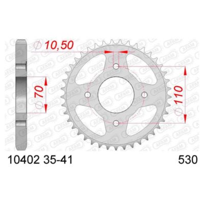 Couronne Honda 520/41D