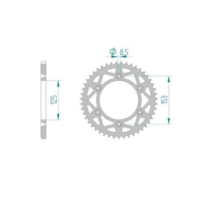 Couronne Honda 520/48D