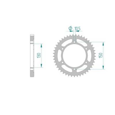 Couronne Honda 525/48D