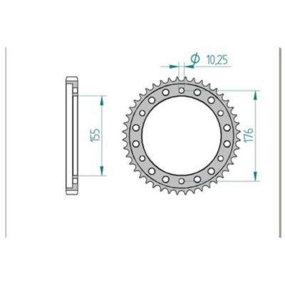 Couronne Honda 530/43D