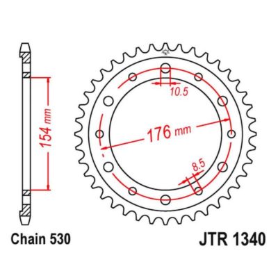 Couronne JT Honda 530/45D