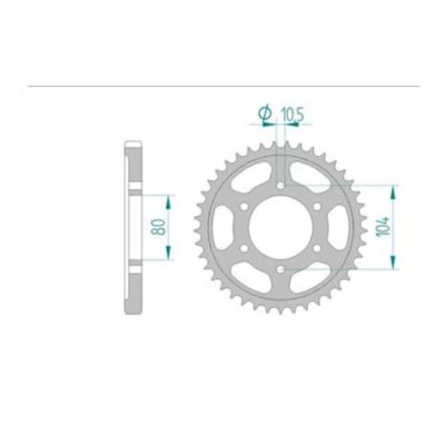 Couronne Kawasaki 530/41D