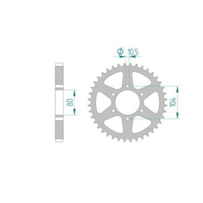 Couronne Kawasaki 630/46D