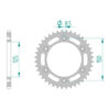 Couronne KTM acier 520/53D