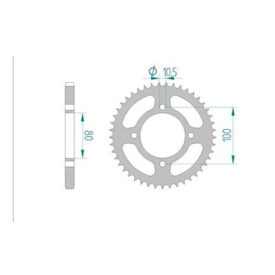 Couronne Suzuki 428/45D