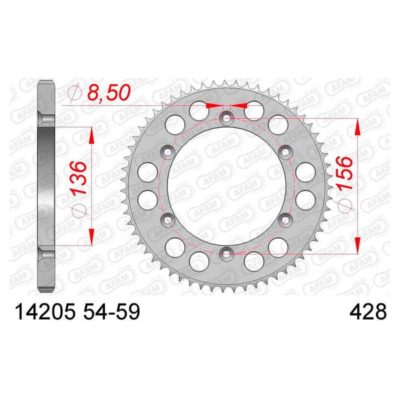 Couronne Husqvarna 428/59Z
