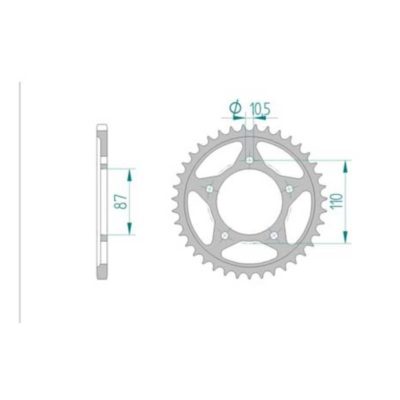 Couronne Suzuki 520/39D