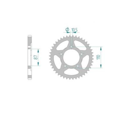 Couronne Suzuki 525/44D