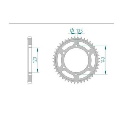 Couronne Suzuki 525/44D