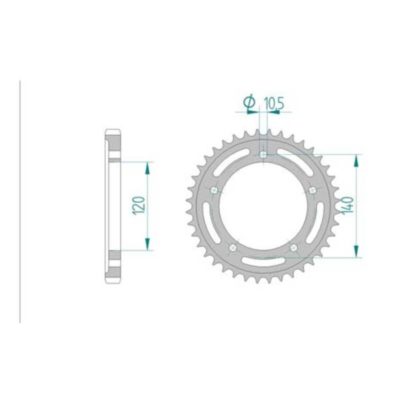 Couronne Suzuki 530/40D