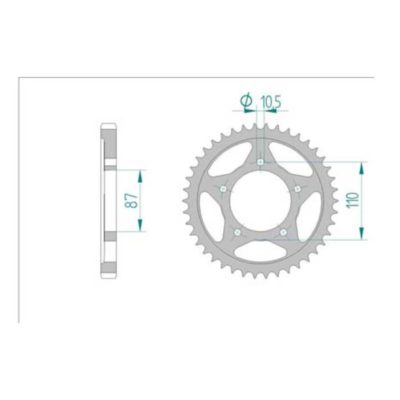 Couronne Suzuki 530/42D