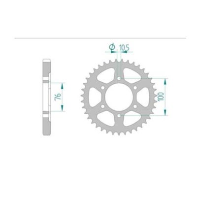 Couronne Suzuki 530/48D