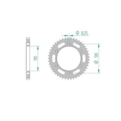Couronne Yamaha 428/44D