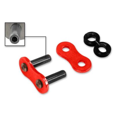 Attache chaîne 520 à riveter RK 520XSO, RX-Ring, CLFZ *PLS*, rouge