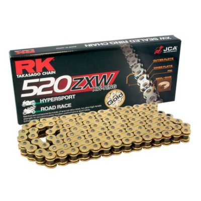 Chaîne 520 RK 520ZXW 110L, XW-Ring, hyper-renforcée, GB (or-or)