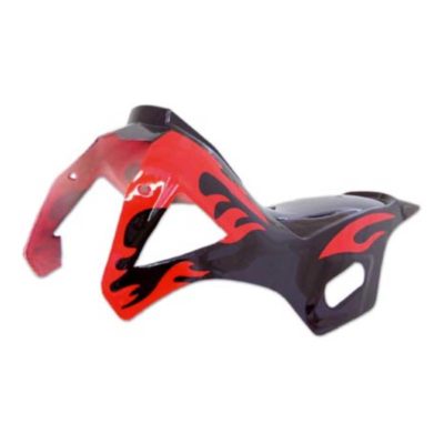 Habillage Dirt Bike noir/touge