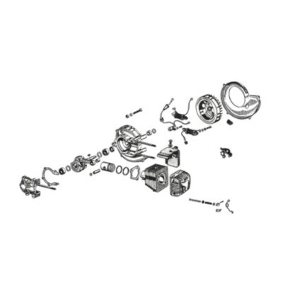 Clavette 5x12.6x3mm Piaggio Ciao/SI (1 pièce)