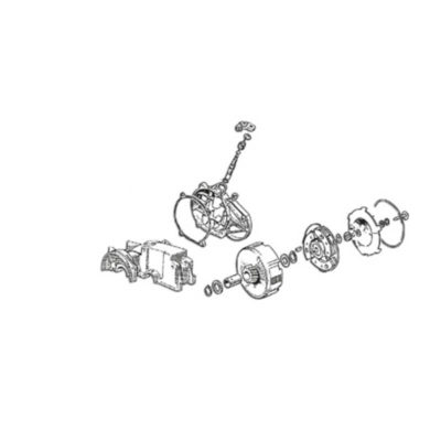 Douille en bronze pour cloche d'embrayage