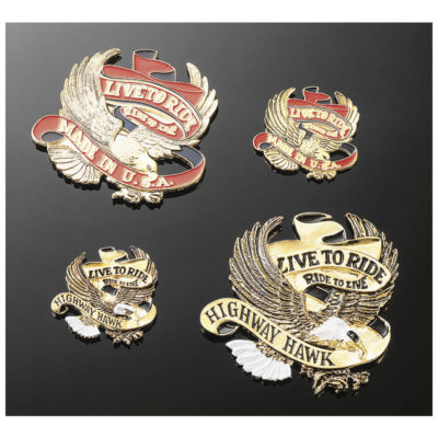 Emblem HH LIVE TO RIDE LARGE (71 x 71mm) zum kleben