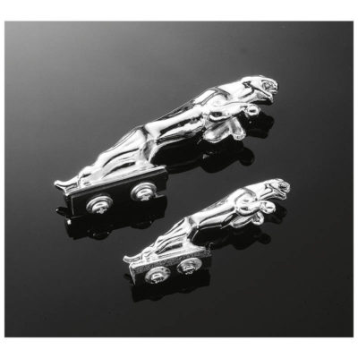 Figurine décorative HH (13cm) Jaguar chroméé