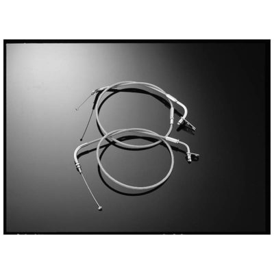 Cable à choc HH couverture en acier flexible + 400mm  Honda