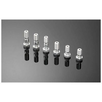 Vis raccord durite aviation UNF 7/16-24 pouces 2 durites HH aluminium