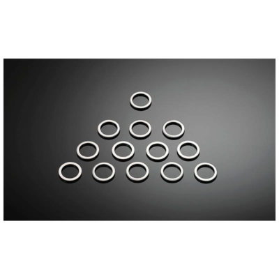 Dichtscheibe Ø7/16 pouces -24 UNF HH Aluminium (10 Stück)