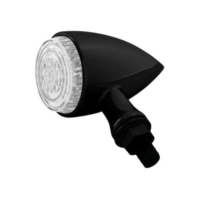 Blinker HH (Paar) BULLET schwarz (M10 - Ø 50 x 70mm) E-Hom