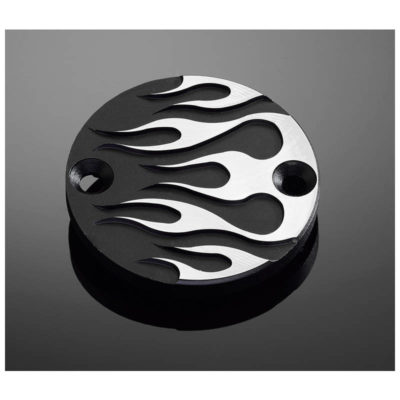 Couvercle réservoir liquide de frein HH FLAME noir/chromé