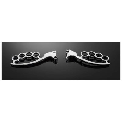 Set levier de frein et embrayage HH (paire) KNUCKLE chromé