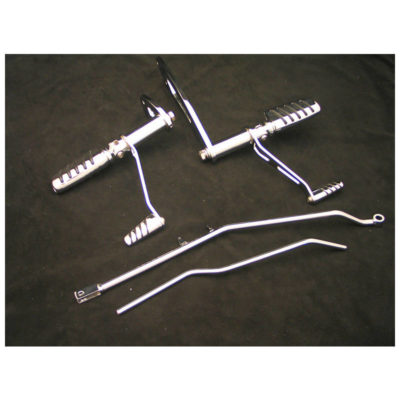 Fussrastenanlage HH TECH GLIDE +20cm chrom zu Honda CH-Hom