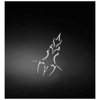 Sticker HH TRIBAL aus Silikon (7.5 x 10cm)