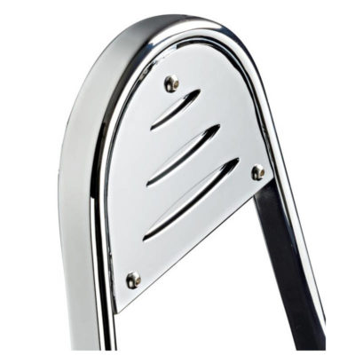 Abdeckplatte Slotted für Sissybar Comfort chrom