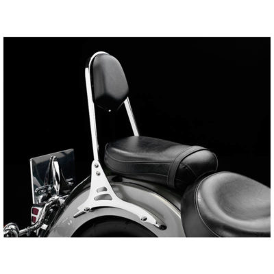 Sissybar HH WIDE (H 400mm) chromé (avec support) pour Yamaha