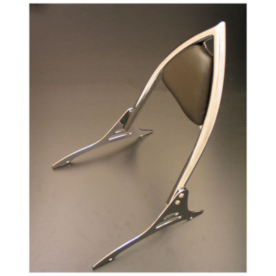 Sissybar HH ARCH (H 400mm) chromé (avec support) pour Yamaha