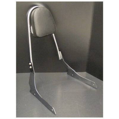 Sissybar HH FLAT TUBE (H 400mm) réglable chromé pour Suzuki
